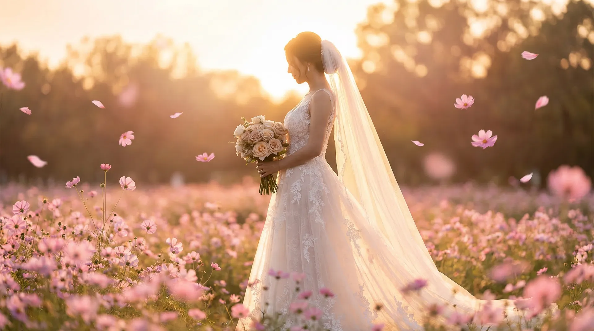 陈嘉上老婆 - 浪漫婚纱摄影场景